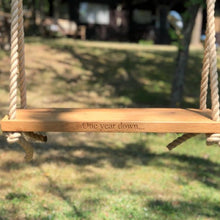 Load image into Gallery viewer, Tree Swing | Family swing | Wooden swing | Wedding swing | Kids Garden swing | Garden swing | Wedding gift | Schaukel | Balançoire
