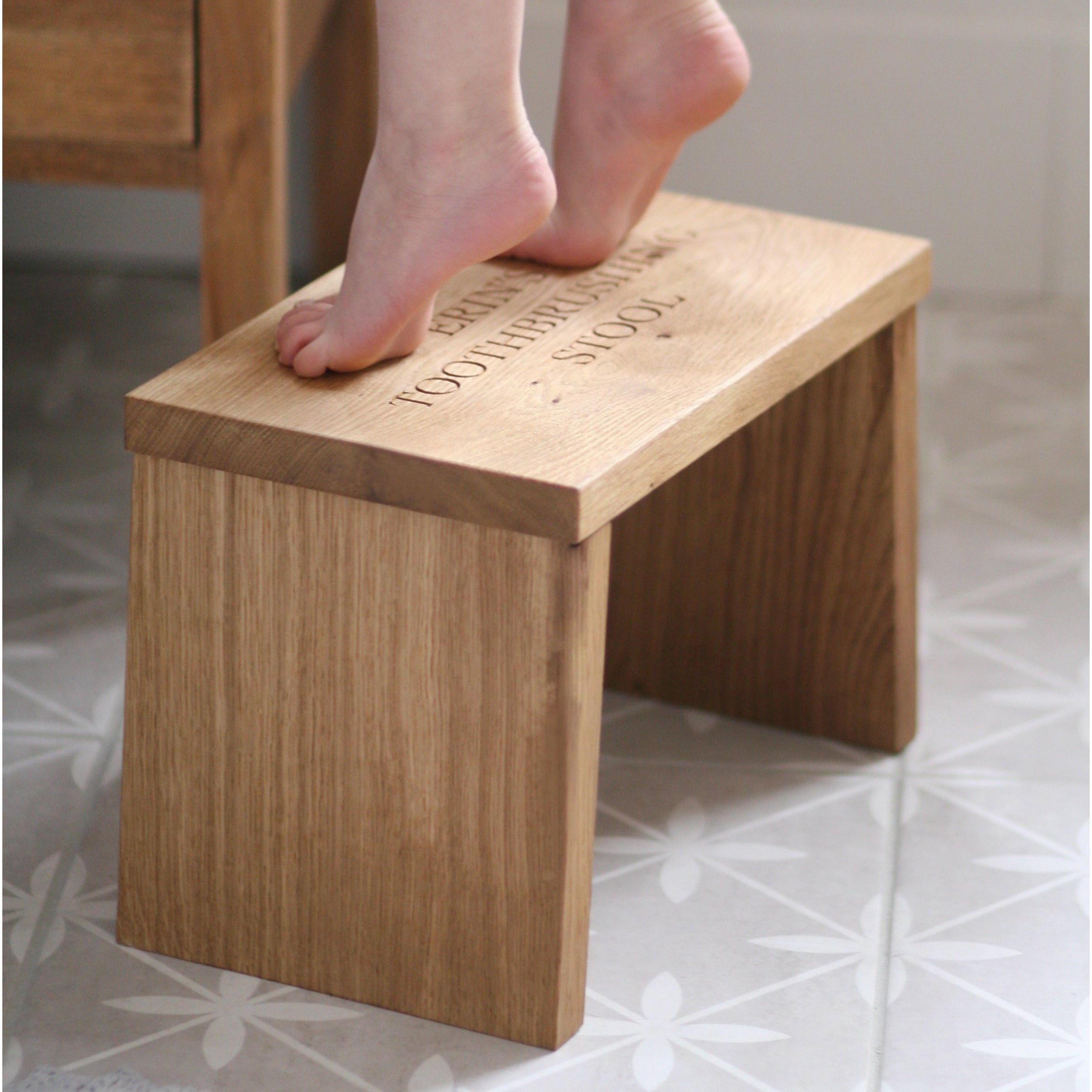 Short wooden on sale step stool